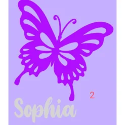 Schultüte aus Stoff mit Motiv nach Wahl: Fee / Einhorn / Pferd / Meerjungfrau und mehr 70cm flieder