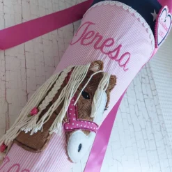 Schultüte aus Stoff Pferd