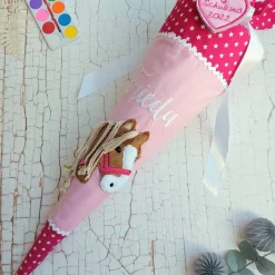 Schultüte aus Stoff Pferd