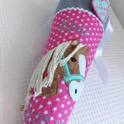Schultüte aus Stoff Pferd
