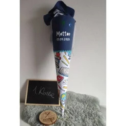 Schultüte aus Stoff Schulstart 70cm