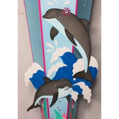 Schultüte Delfine „Skippy“ und „Ole“ 6-eckig 85 cm