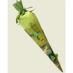 Schultüte Dinosaurier aus Filz für Jungen, Zuckertütenhülle in der Welt der Dinos