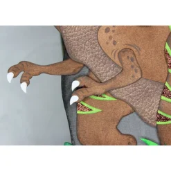 Schultüte Dinosaurier „T-Rex“ mit Vulkan 85 cm 6-eckig  Farbvarianten