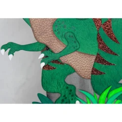 Schultüte Dinosaurier „T-Rex“ mit Vulkan 85 cm 6-eckig  Farbvarianten