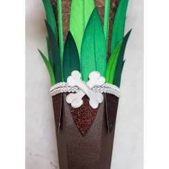 Schultüte Dinosaurier „T-Rex“ mit Vulkan 85 cm 6-eckig  Farbvarianten