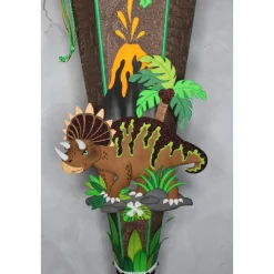 Schultüte Dinosaurier „Zera“ 6-eckig 85cm