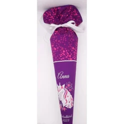 Schultüte Einhorn passend zum Step by Step Butterfly Night/ Schultüte aus Stoff