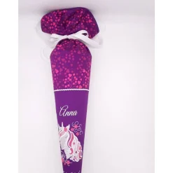 Schultüte Einhorn passend zum Step by Step Butterfly Night/ Schultüte aus Stoff