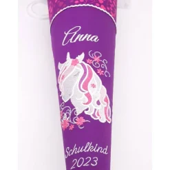 Schultüte Einhorn passend zum Step by Step Butterfly Night/ Schultüte aus Stoff