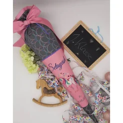Schultüte Einhorn passend zum Step by Step Glitter Heart.