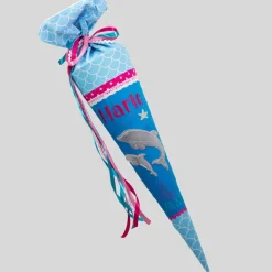 Schultüte Einschulung 2022 Delfin Unterwasserwelt