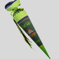 Schultüte Einschulung 2022 Dino Triceratops Vulkan