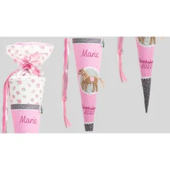 Schultüte Einschulung 2022 Häkel Pferd