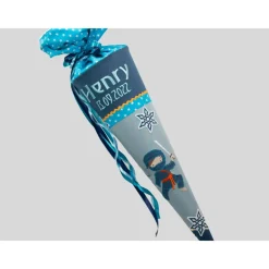 Schultüte Einschulung 2022 Ninja Ninjajunge Sterne