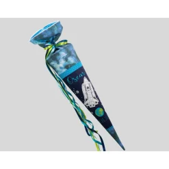 Schultüte Einschulung 2022 Spaceshuttle Erde Sterne