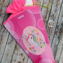Schultüte ergobag Kuntbärbuntes Einhorn individualisiert mit Einhorn und Namen