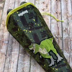 Schultüte ergobag MähdreschBär bestickt mit Dino und Namen