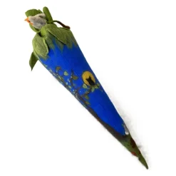 Schultüte Eule aus Filz,  Einzigartige Zuckertütenhülle für Jungen und  Mädchen