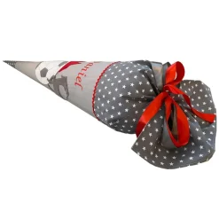 Schultüte 1.FC Köln, Zuckertüte mit Namen bestickt, Fußball Schultüte aus Stoff