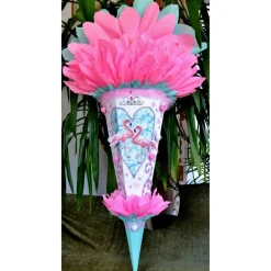 Schultüte Flamingo Schmetterling  Zuckertüte