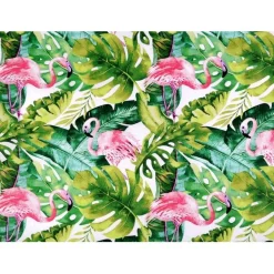 Schultüte Flamingo-Applikation inkl. Namensstick