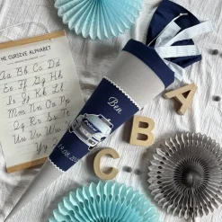 Schultüte für Jungen passend zum ergobag VerfolgBärjagt, Polizei, Polizeiauto, 70 oder 85 cm