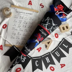 Schultüte für Jungen, passend zum Schulranzen ergobag Super ReflektBär Glow, Transformer, 70 oder 85 cm