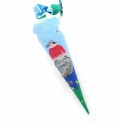 Schultüte für Jungen, Pirat auf dem Meer, Schultüten-Hülle, auf Wunsch mit Namen oder in XL, Zuckertütenhülle aus Filz,