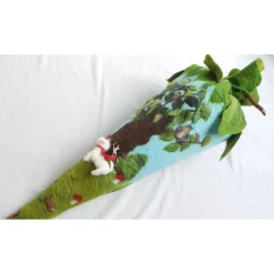 Schultüte für Jungen und Mädchen, die Hunde lieben, Zuckertütenhülle aus Filz, wie sie kein Zweiter hat