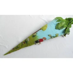 Schultüte für Jungen und Mädchen, die Hunde lieben, Zuckertütenhülle aus Filz, wie sie kein Zweiter hat