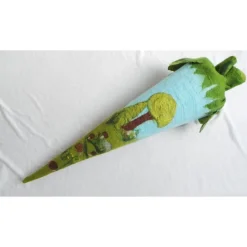 Schultüte für Jungen und Mädchen, die Hunde lieben, Zuckertütenhülle aus Filz, wie sie kein Zweiter hat