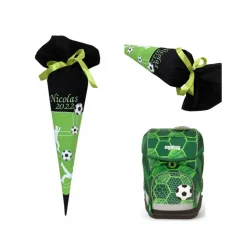 Schultüte Fußball, EM Schultüte Stoff, Stoff-Schultüte, Schultüte Junge mit Namen