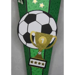Schultüte Fußball-Pokal 6-eckig 85 cm
