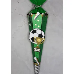Schultüte Fußball-Pokal 6-eckig 85 cm