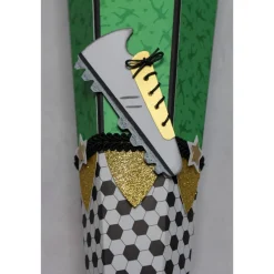Schultüte Fußball-Pokal 6-eckig 85 cm
