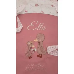 Schultüte Gänse | Schultüte aus Stoff/ personalisiert | Mädchen | Du bist was ganz besonderes | Blumenmuster