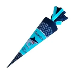 Schultüte Hai, passend zum Schulranzen ergobag BlubbBär, TraumzauBär, 70 cm oder 85 cm (Werbung wegen Markennennung)