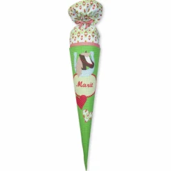 Schultüte Mädchen, Stoffschultüte, Schultüte aus Stoff, Stoffschultüte Mädchen, Schultüte Pferd, Pferdeschultüte