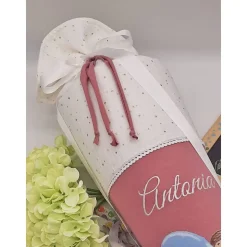 Schultüte Meerjungfrau mit Delfin handgefertigt, Schultüte aus Stoff