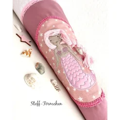 Schultüte mit Meerjungfrau-Applikation inkl. Namensstick