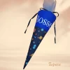 Schultüte mit Namen / Vorschultüte mit Namen, Geschwister Schultüte - Weltraum schwarz blau
