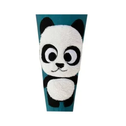 Schultüte Panda, Zuckertüte in petrol mit Namen bestickt für Step by Step Schulranzen