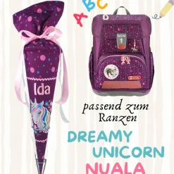 Schultüte passend zum Ranzen Dreamy Unicorn Nuala von Step by Step | verschiedene Applikationen | Einschulung