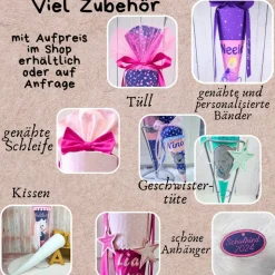 Schultüte passend zum Ranzen Fairy Freya von Step by Step | verschiedene Applikationen | Einschulung