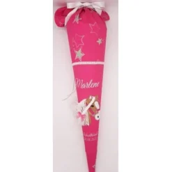 Schultüte Pferd mit 3D Mähne passend zum Ergobag Sternzaubär / Schultüte aus Stoff