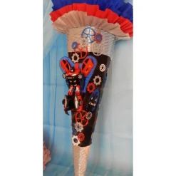 Schultüte Roboter Auto  Zuckertüte Rennauto