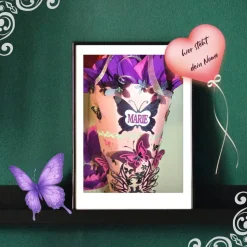 Schultüte Schmetterling mit deinem inkl. Name, perfekt für deine Einschulung
