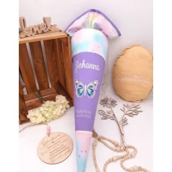 Schultüte Schmetterling passend zum Step by Step Butterfly Luna, personalisiert