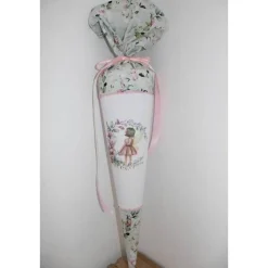 Schultüte.  Schultüte Baumwolle. Schultüte Fee. Schultüte aus Stoff.